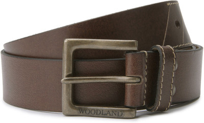 

Woodland Men Brown Genuine Leather Belt