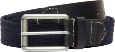 

Pacific Gold Men Casual Blue, Black Genuine Leather Belt, Black;blue