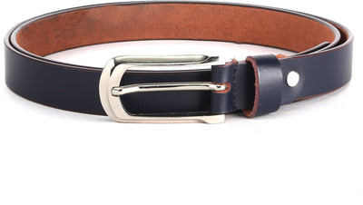 

The Deer Club Women Casual Blue Genuine Leather Belt