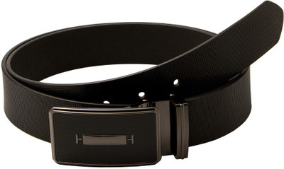 

Gildermen Men Casual Black Genuine Leather Belt