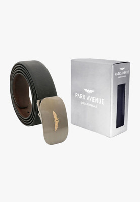 

Park Avenue Men Formal Black Genuine Leather Reversible Belt