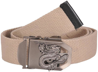 

Tiekart Men Casual Beige Fabric Belt