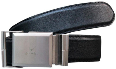 DARITO Men Formal Black Artificial Leather Belt