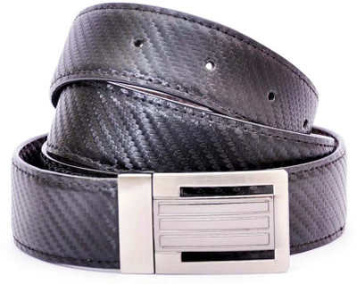 

LEE O Men Formal Black Artificial Leather Reversible Belt