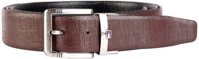 

XCCESS Men Brown Genuine Leather Belt