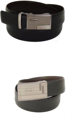 

SFA Men Formal Black Artificial Leather Reversible Belt, Blackbrown365635