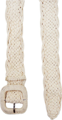 

Hi Look Women Casual Beige Synthetic Belt, Beige-01