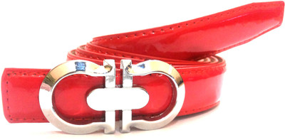 

Mode Girls Casual, Formal Red Genuine Leather Belt