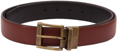 

Viari Men Tan Genuine Leather Reversible Belt, Tan / black