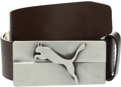 

Puma Men & Women Brown Genuine Leather Belt