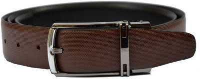 

Dennison Men Evening, Formal Brown, Black Genuine Leather Reversible Belt, Black;brown