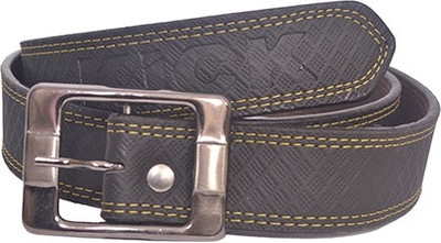 

Aam Shopping Men Black Artificial Leather Belt