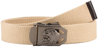 

Tiekart Men Casual Beige Metal Belt