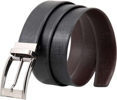 

Kangoo Men Casual, Formal Black, Brown Genuine Leather Reversible Belt