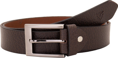 

Valbone Men Casual Brown Genuine Leather Belt, Dark brown