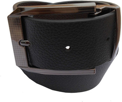 

B.S.Chadha Group Men Formal Black Genuine Leather Reversible Belt, Black12