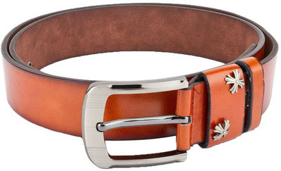 

Swiss Design Men Casual Tan Genuine Leather Belt