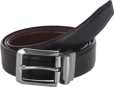 

Golden Bell Men Black Genuine Leather Belt
