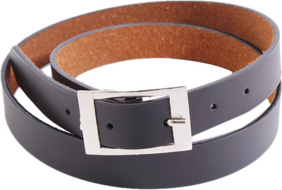 

Lens Women Casual Black Genuine Leather Belt