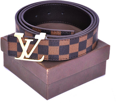 

Zaira Diamond Men Brown Genuine Leather Belt