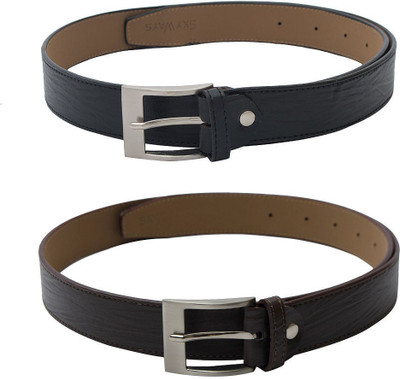 

Skyways Men Casual Black, Brown Artificial Leather Belt