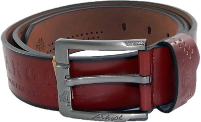 

Els Men Brown Synthetic Belt, Brown-25
