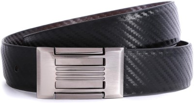 

Bluth Men Formal Black Artificial Leather Belt