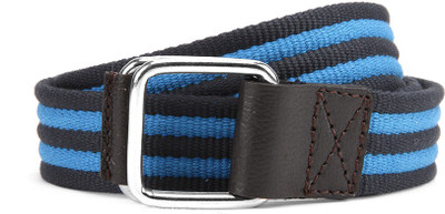 

tZaro Men Blue, Black, Multicolor Genuine Leather Reversible Belt, Blue and black