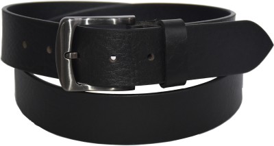 

Pellezzari Men Casual Black Genuine Leather Belt