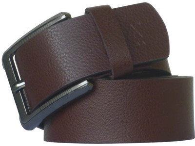 

Sondagar Arts Men Casual Brown Genuine Leather Belt
