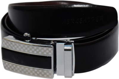 

Aer Leather Men Formal Black Genuine Leather Reversible Belt, Black;brown
