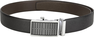 

Teakwood Men Formal Black Genuine Leather Belt