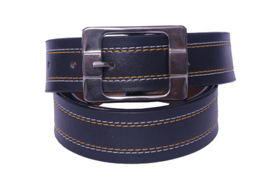 

OODI Men Black Artificial Leather Belt