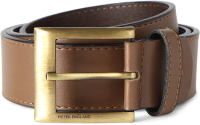 

Peter England Men Brown Artificial Leather Belt