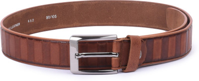

Buckle Up Men Tan Genuine Leather Belt
