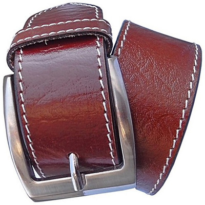 

Wholesome Deal Men Formal Tan Artificial Leather Belt
