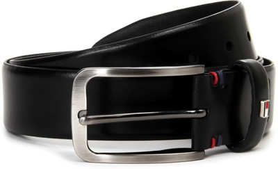 

Tommy Hilfiger Men Black Belt, Blk