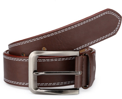 

TSX Men Casual, Formal, Party, Evening Brown Artificial Leather Belt, Brown-4