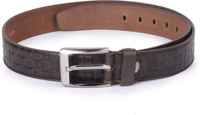 

Buckle Up Men Brown Genuine Leather Belt