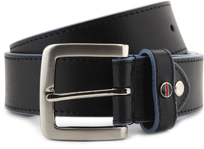 Louis Philippe Men Black, Blue Metal Belt