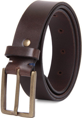 

NEUBUCK Men Brown Genuine Leather Belt, Brown pullup
