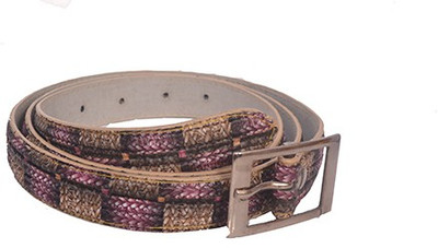 

Aam Shopping Men Khaki Artificial Leather Belt