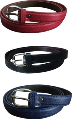 

Nagar Enterprises Women Casual Multicolor Artificial Leather, Fabric Belt, Multicolor-938