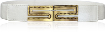 

Calvino Girls Casual, Evening/Party White Artificial Leather Belt