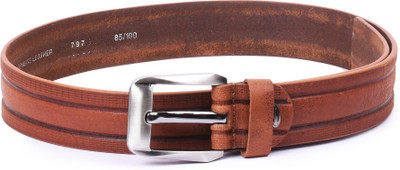 

Buckle Up Men Tan Genuine Leather Belt