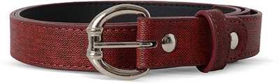 

Baggit Women Casual Red Synthetic Belt