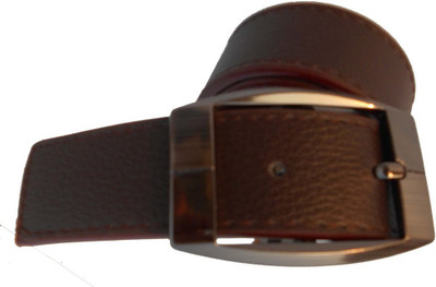 

P&E Men Formal Brown Artificial Leather Belt