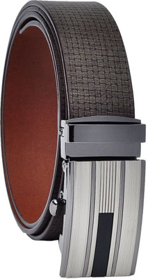 

Hawai Men Casual Brown Genuine Leather Belt