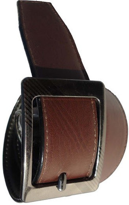 

AmahapGlamourDaze Men Formal Brown Artificial Leather Belt