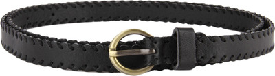 

Lino Perros Women Casual Black Artificial Leather Belt, B001